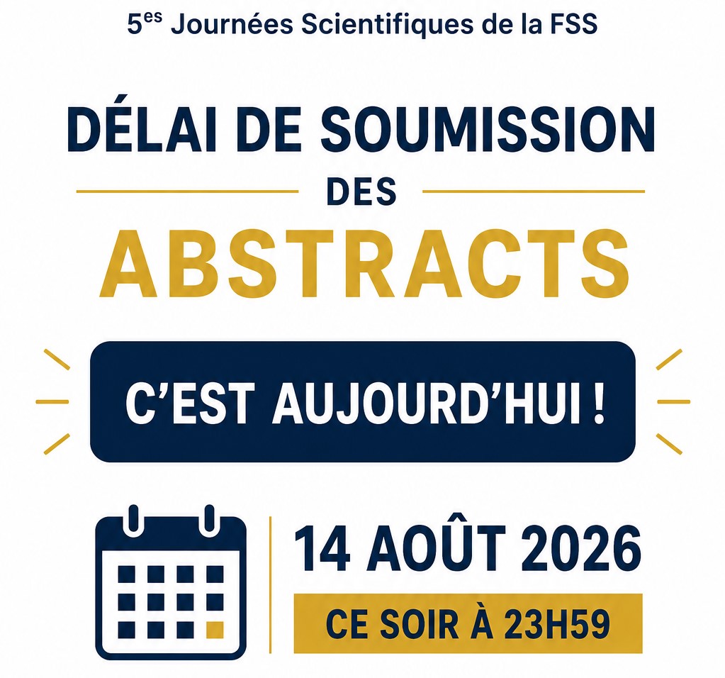 Dernier jour ! Les soumissions d'abstracts se terminent ce soir à 23h59